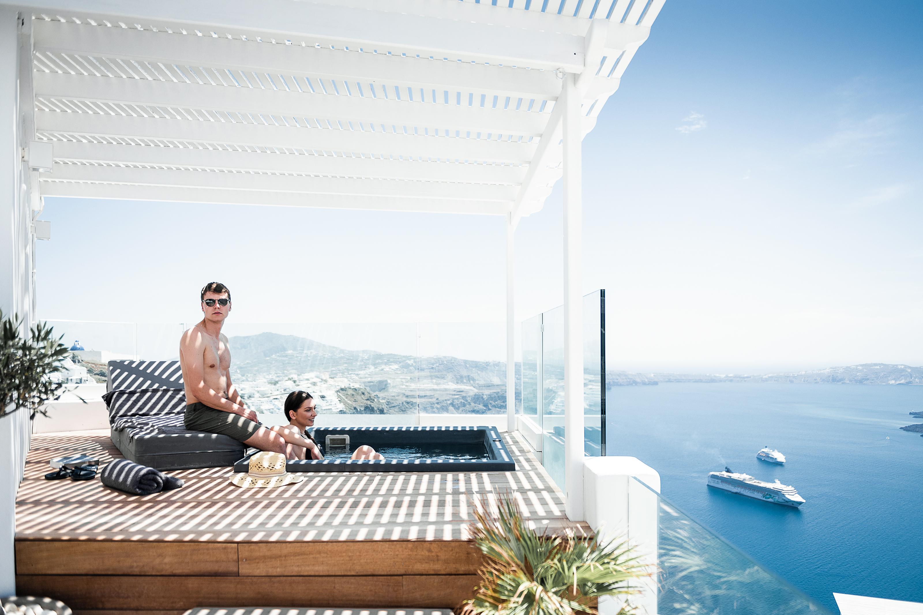 On The Rocks - Small Luxury Hotels Of The World (Adults Only) Imerovigli  Zewnętrze zdjęcie