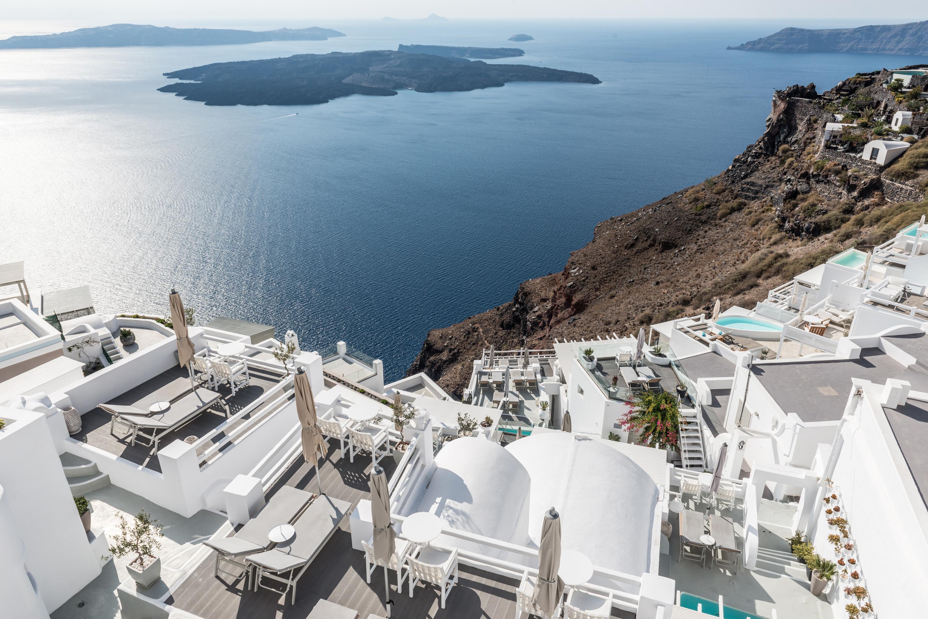 On The Rocks - Small Luxury Hotels Of The World (Adults Only) Imerovigli  Zewnętrze zdjęcie