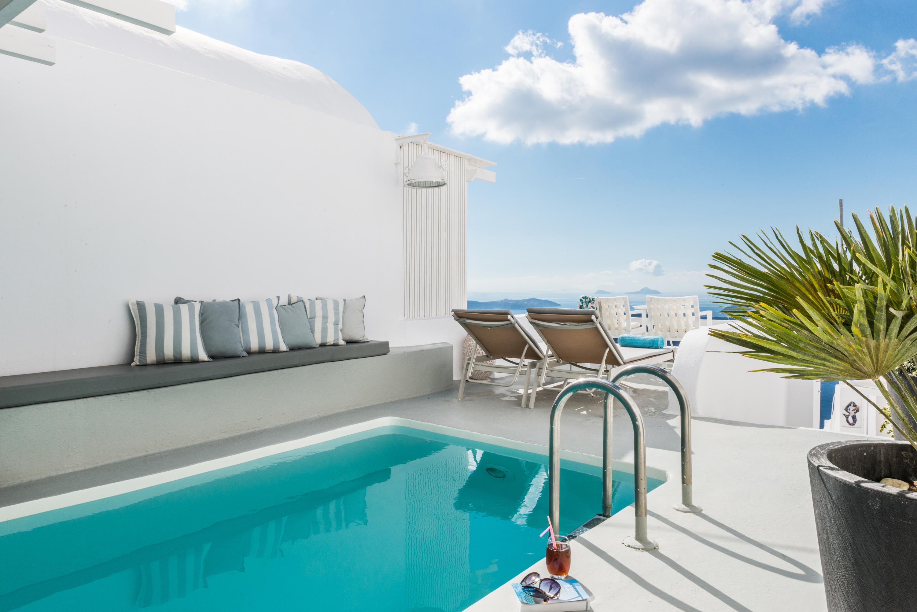 On The Rocks - Small Luxury Hotels Of The World (Adults Only) Imerovigli  Zewnętrze zdjęcie